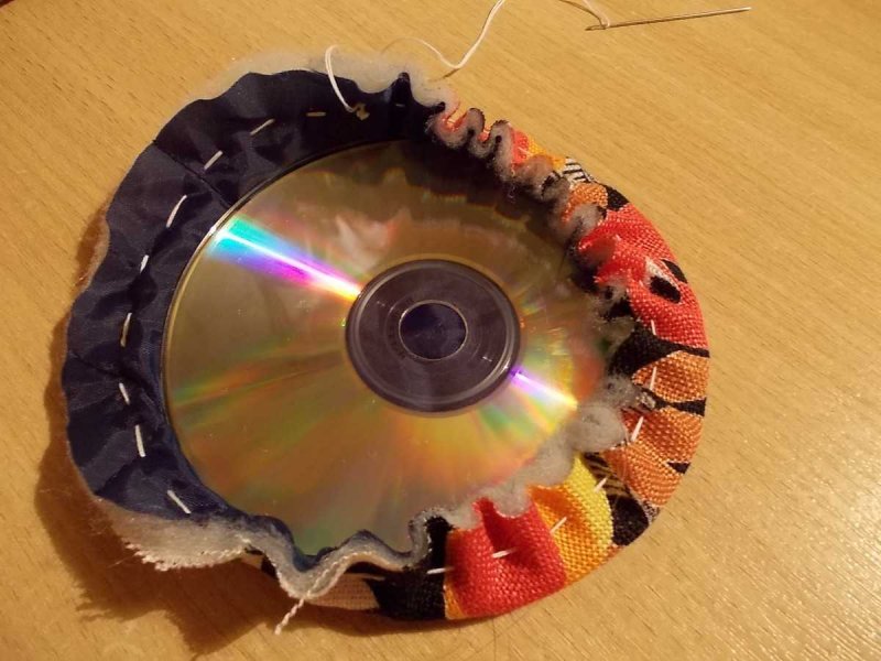 Лампа из CD дисков