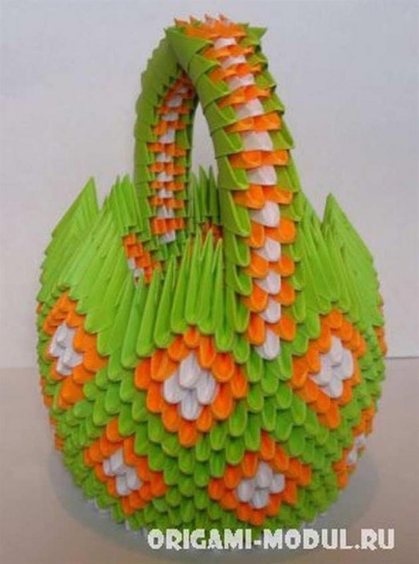 Оригами Пасхальный заяц