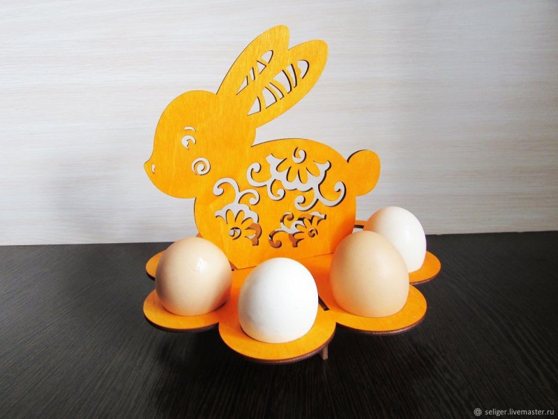 Подставка для яиц фанера