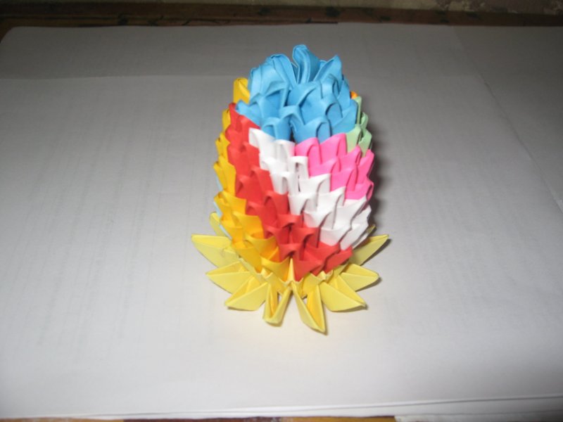 Модульное оригами пасхальное яйцо