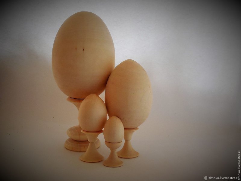 Заготовки пасхальные яйца деревянные