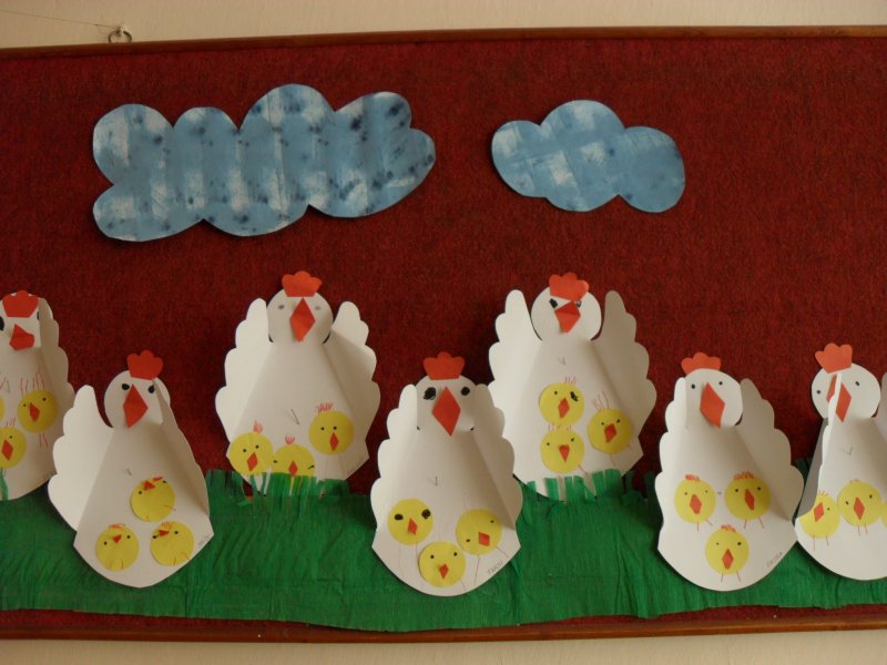 Поделка на Пасху в детский сад из подставки для яиц