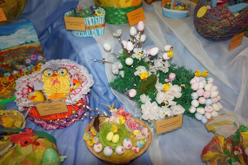 Выставка детских поделок Пасхальный сувенир