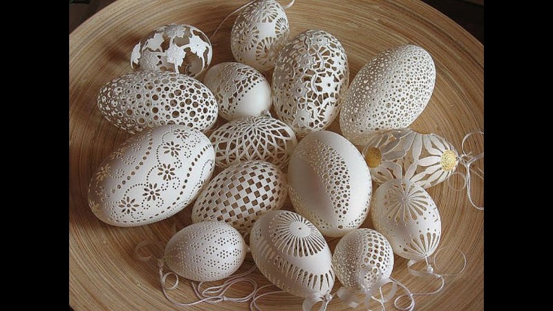 Egg Shell Carving — резьба по яичной скорлупе