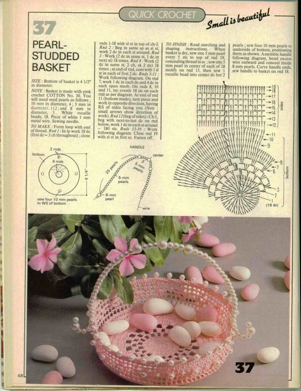 Вязание крючком яйца схема и описание