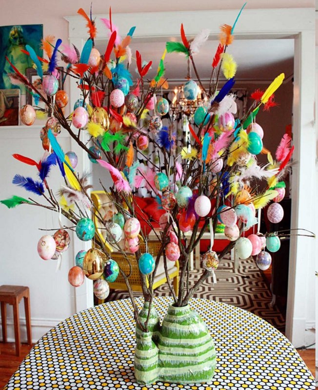 Декоративное пасхальное дерево