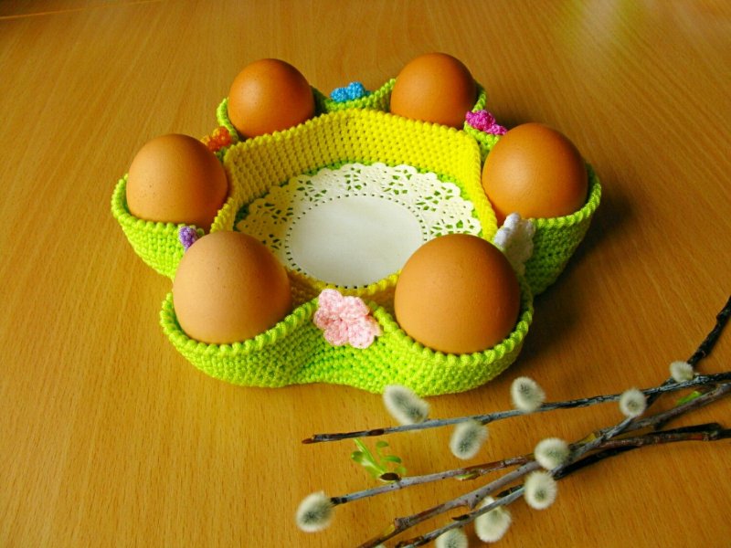 Квилинговые пасхальные яйца