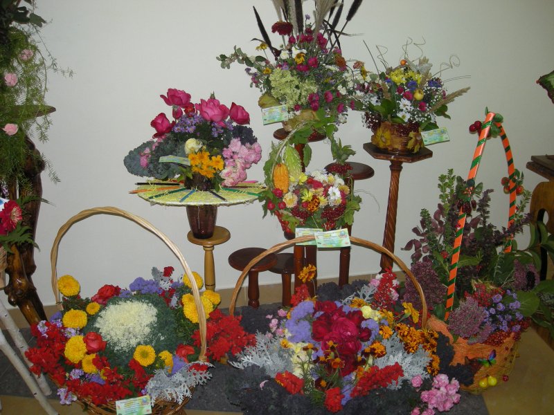 Выставка цветочных композиций