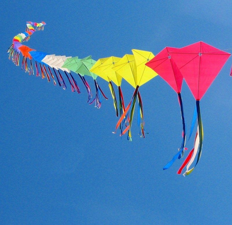 Оригами воздушный змей в старшей группе