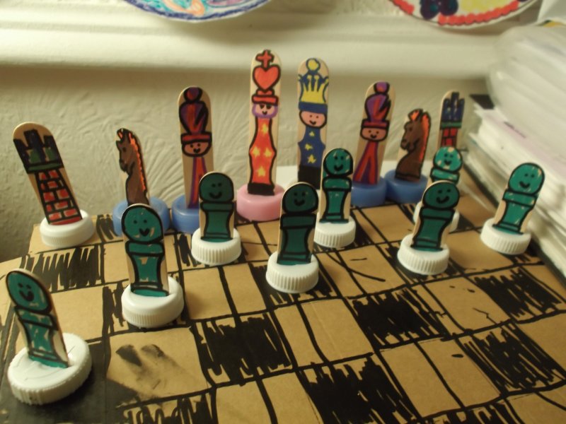 Поделки на шахматную тему