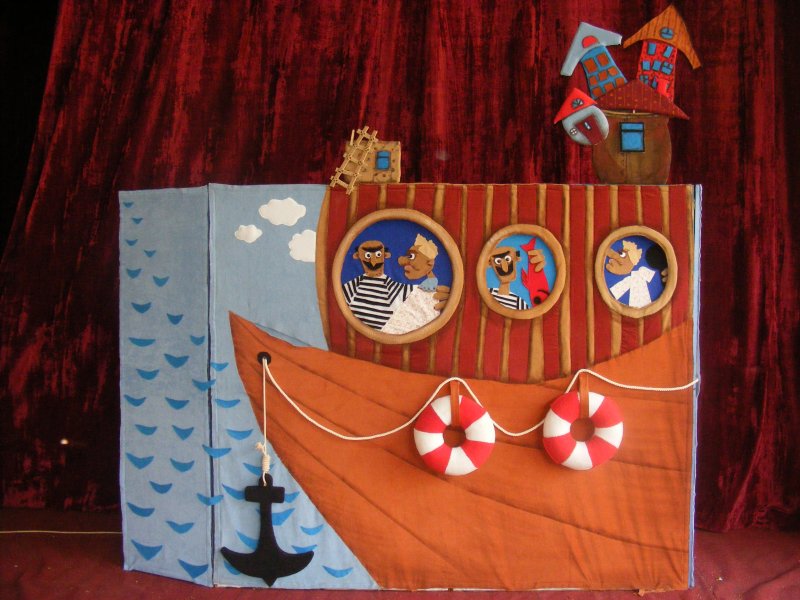 Детский театр из картона