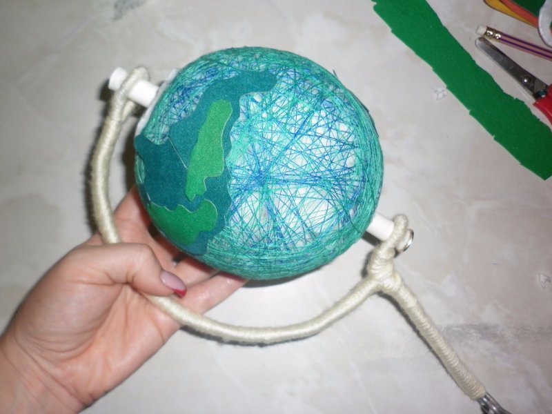 Модель глобуса своими руками