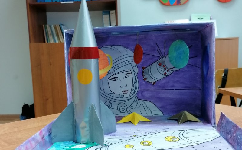 Детские аппликации про космос