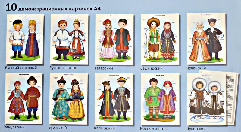 Бумажные куклы в украинском костюме