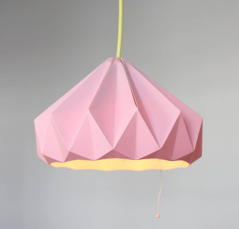 Бумажные светильники оригами