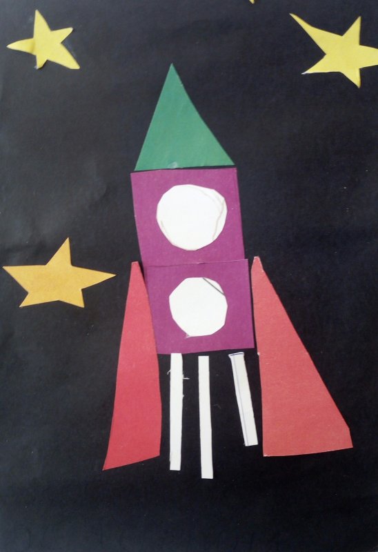 Оригами ко Дню космонавтики с детьми