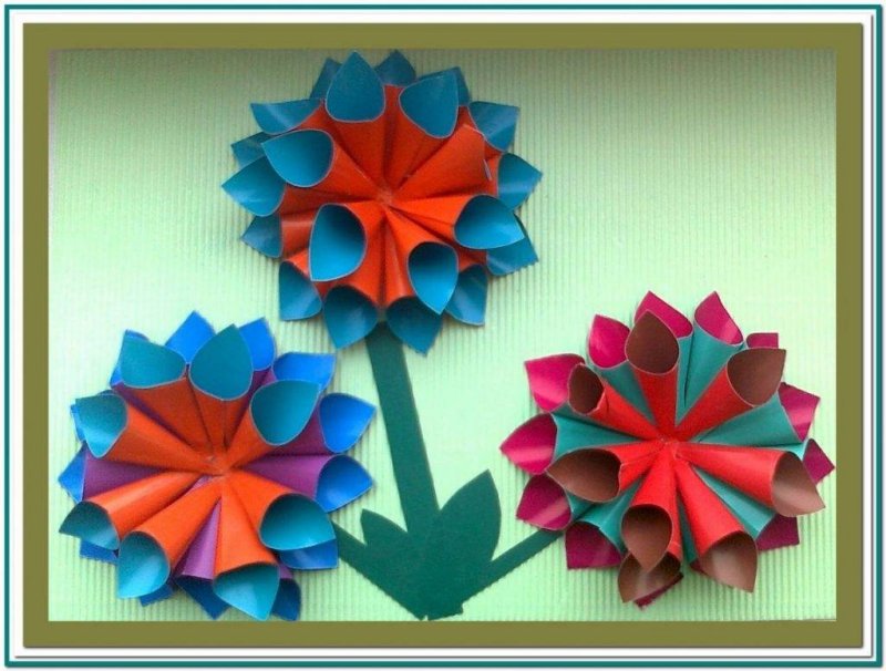 Модульное оригами Павлин