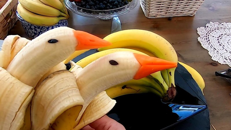 Карвинг банан