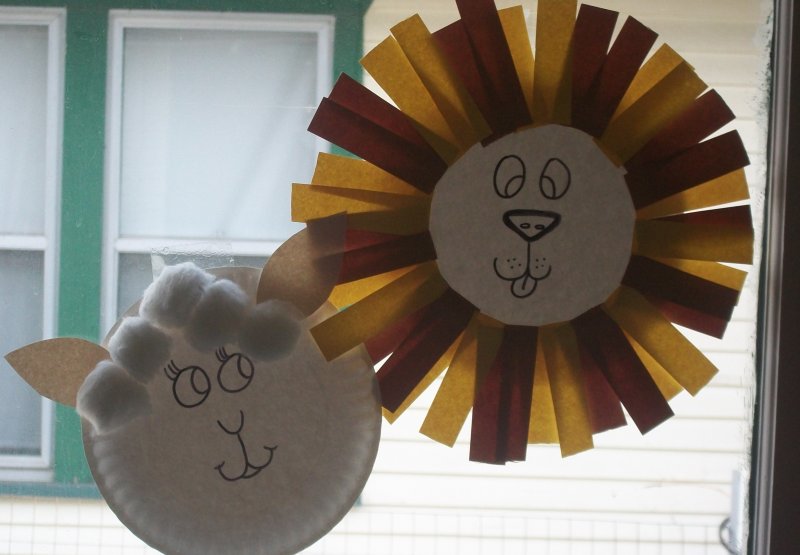 Lion paper Plate Craft for Kids