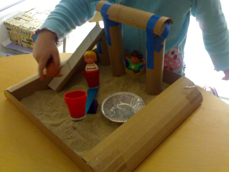 Макет детского сада своими руками