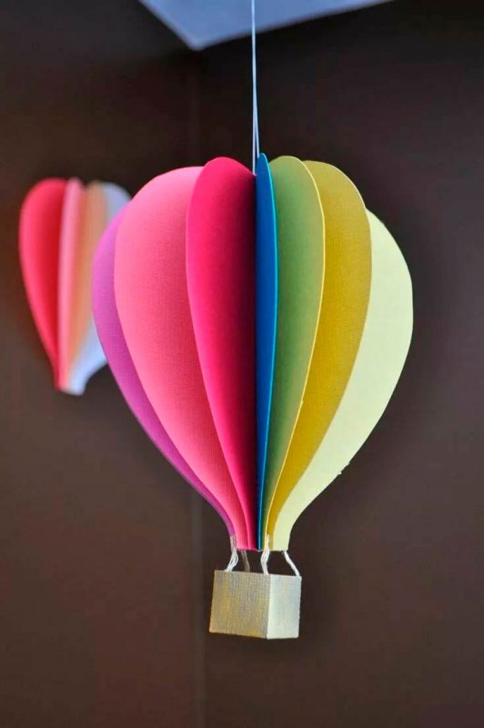Воздушные шары из бумаги