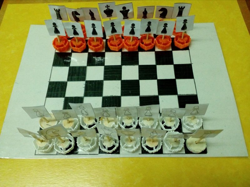 Уголок шахматы в детском саду