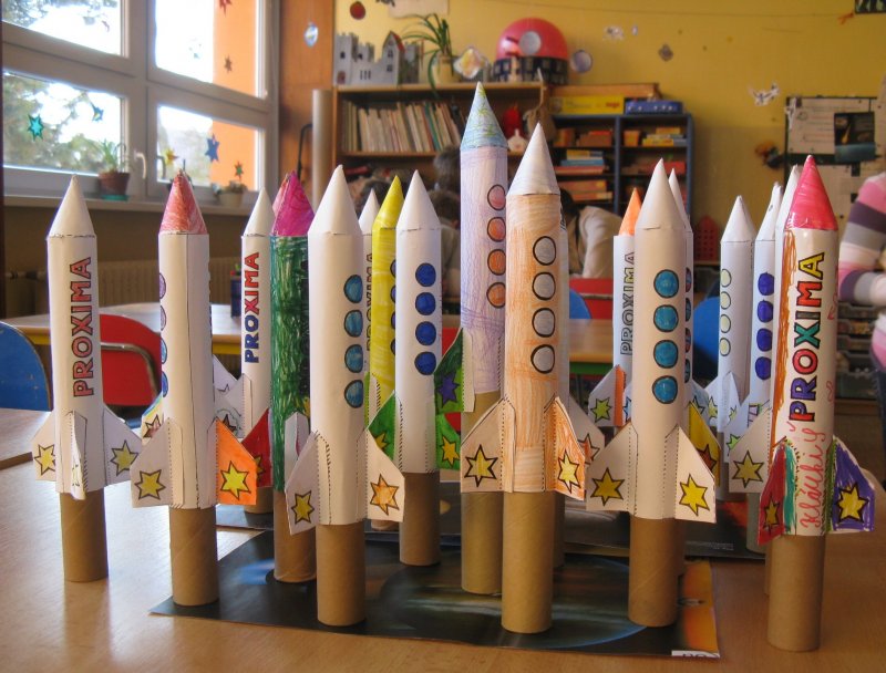 Ракета для рисования для детей