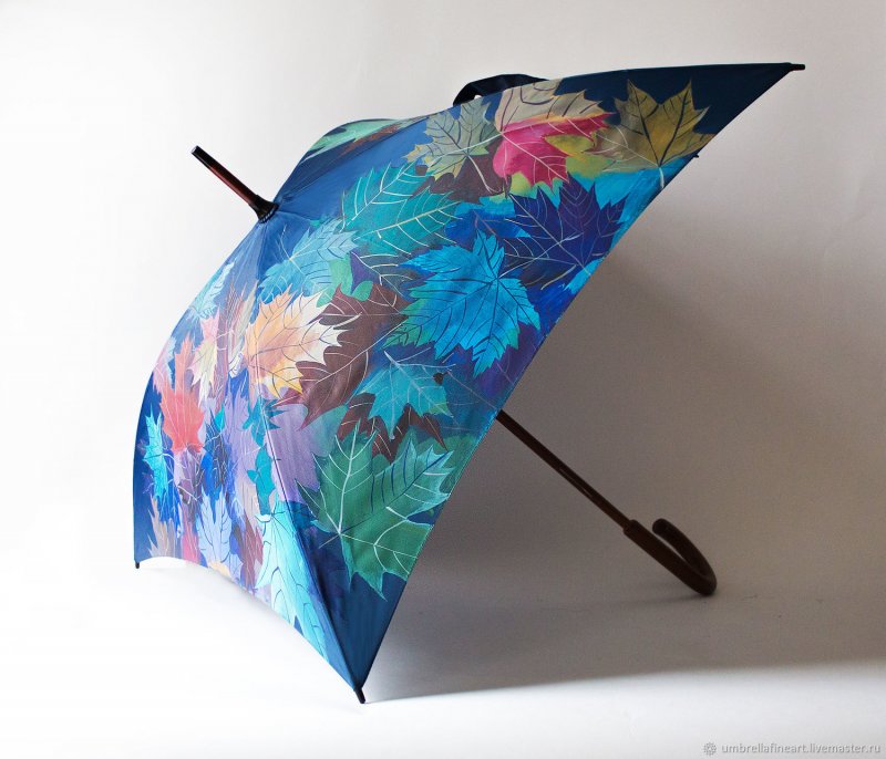 Зонт с ручной росписью