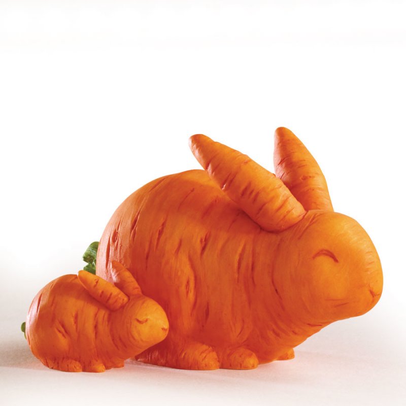Кролик из морковки