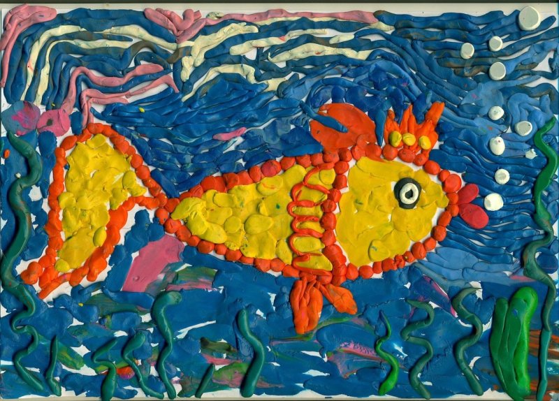 Поделка Золотая рыбка