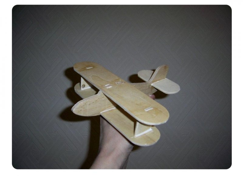 Самолетик самодельный из дерева