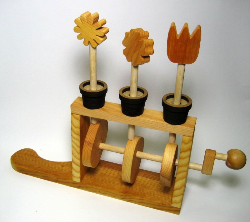 Динамическая деревянная игрушка