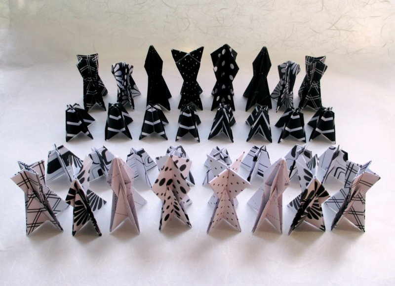 Оригами шахматные фигуры