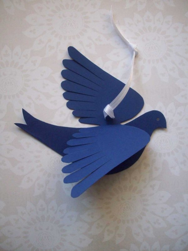 Синяя птица поделка