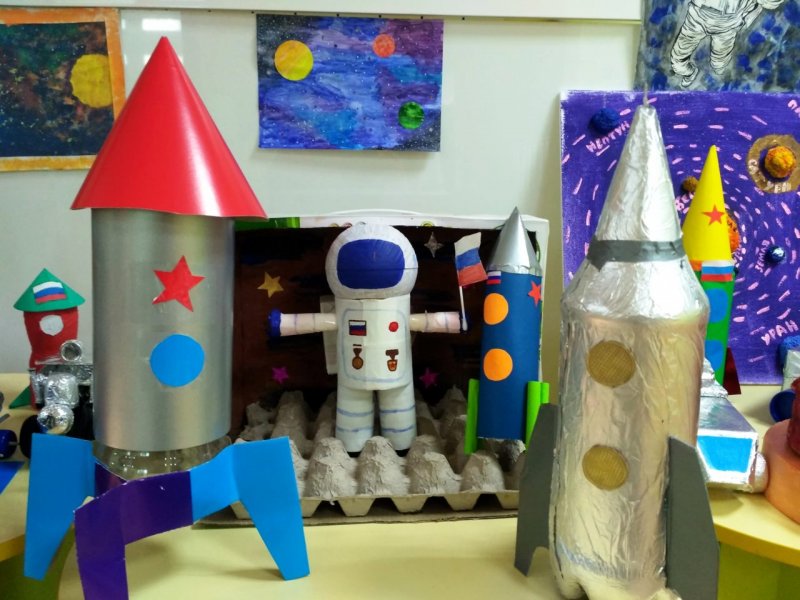 Макет космической ракеты в детский сад