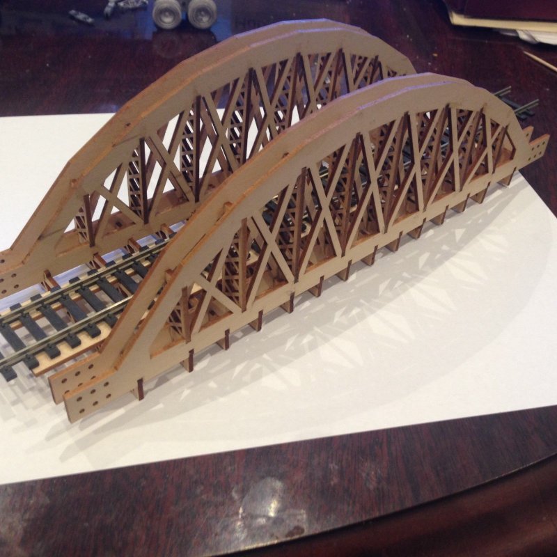 Модель моста из бумаги