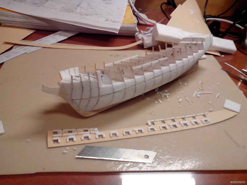 Моделирование кораблей из картона