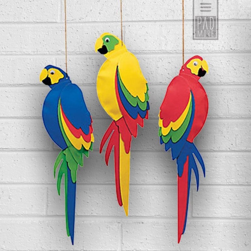 Оригинальные поделки попугаи своими руками