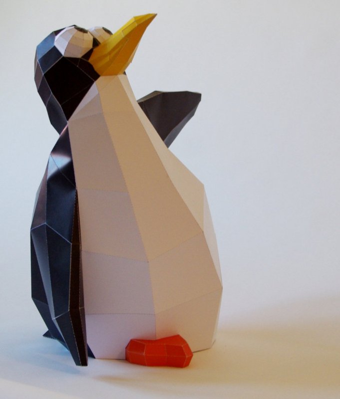 Пингвин из втулки