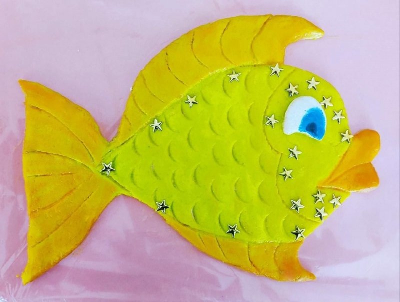 Золотая рыбка из квиллинга