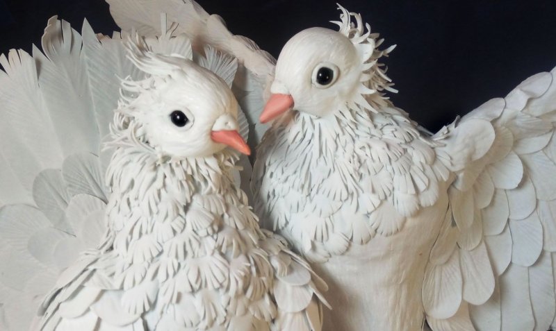 Птицы из фоамирана