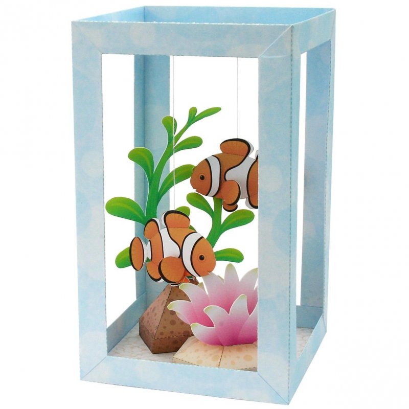 Поделка аквариум из коробки
