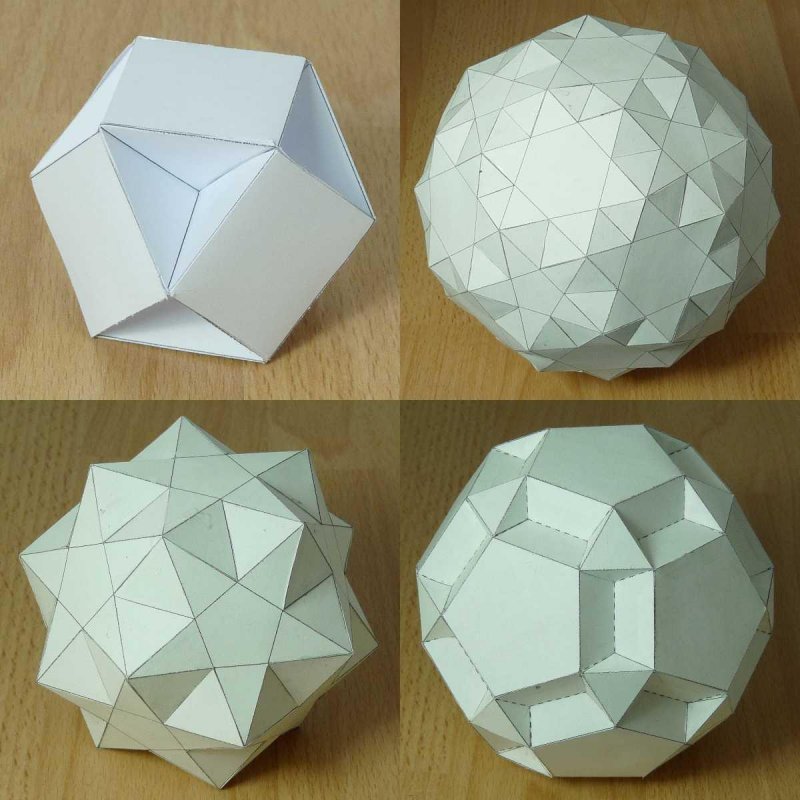 Оригами из кругов
