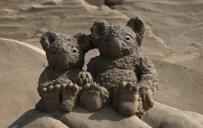 Скульптура из песка для детей