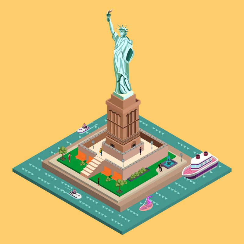 Сувенир статуя свободы Нью Йорк