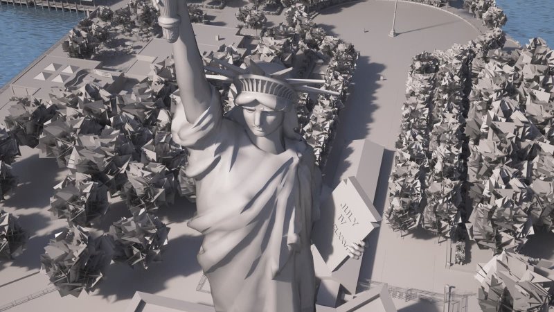 Статуя свободы лего 3000$