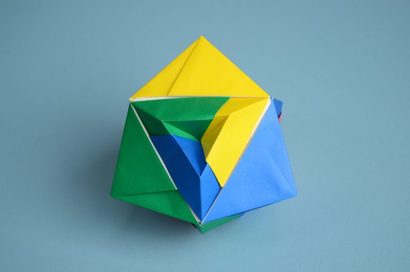 Октахедрон оригами