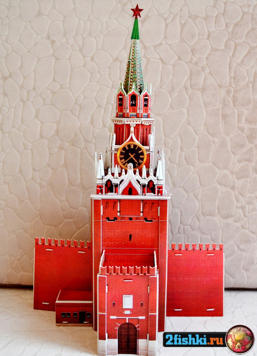 Спасская башня Московский Кремль лего