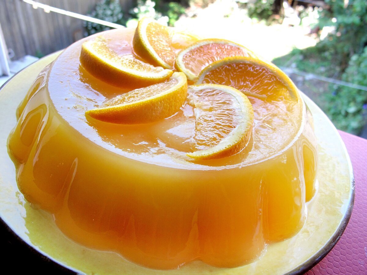 Желе из Лимонов апельсинов мандаринов