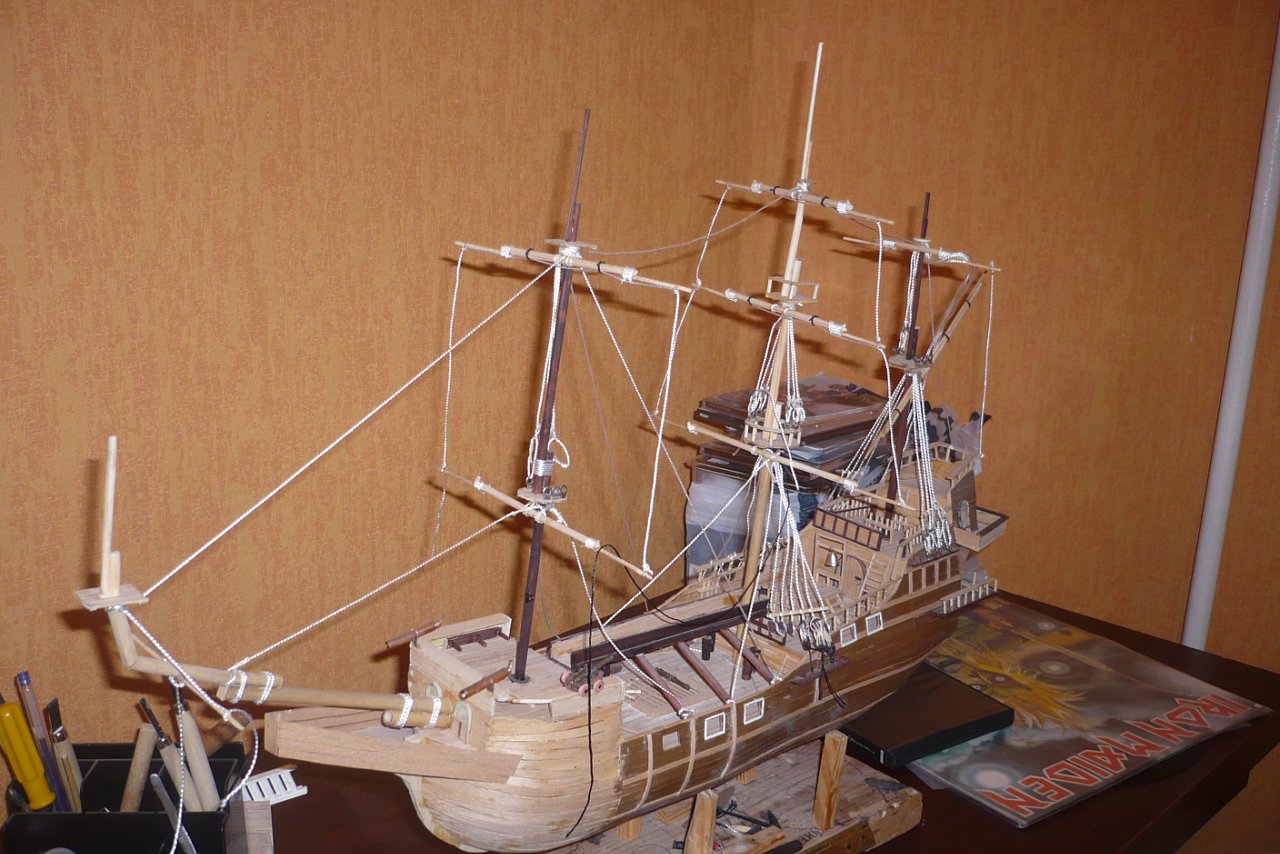 Модели кораблей из подручных материалов
